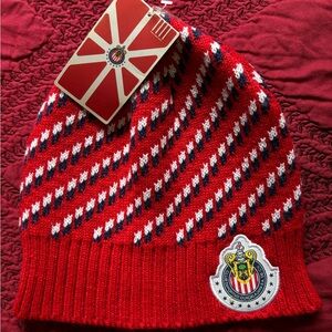 CHIVAS DE GUADALAJARA OFFICIALL , BEANIE , 100% ACRLYC